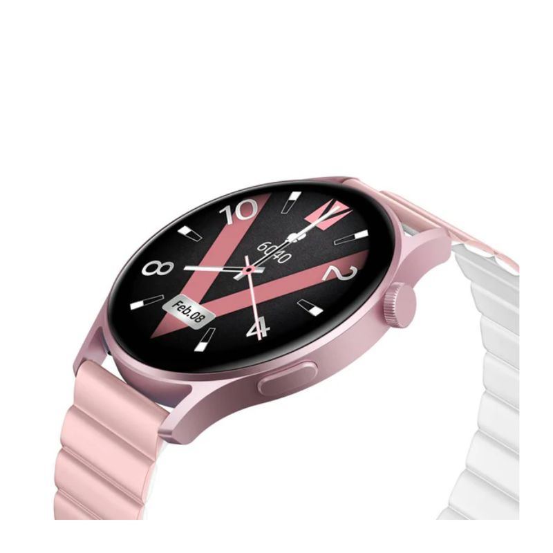 Kieslect Lady Watch Lora 2 Pink - ساعة كيسيلكت ليدي لورا 2 بحزام مزدوج باللون الزهري