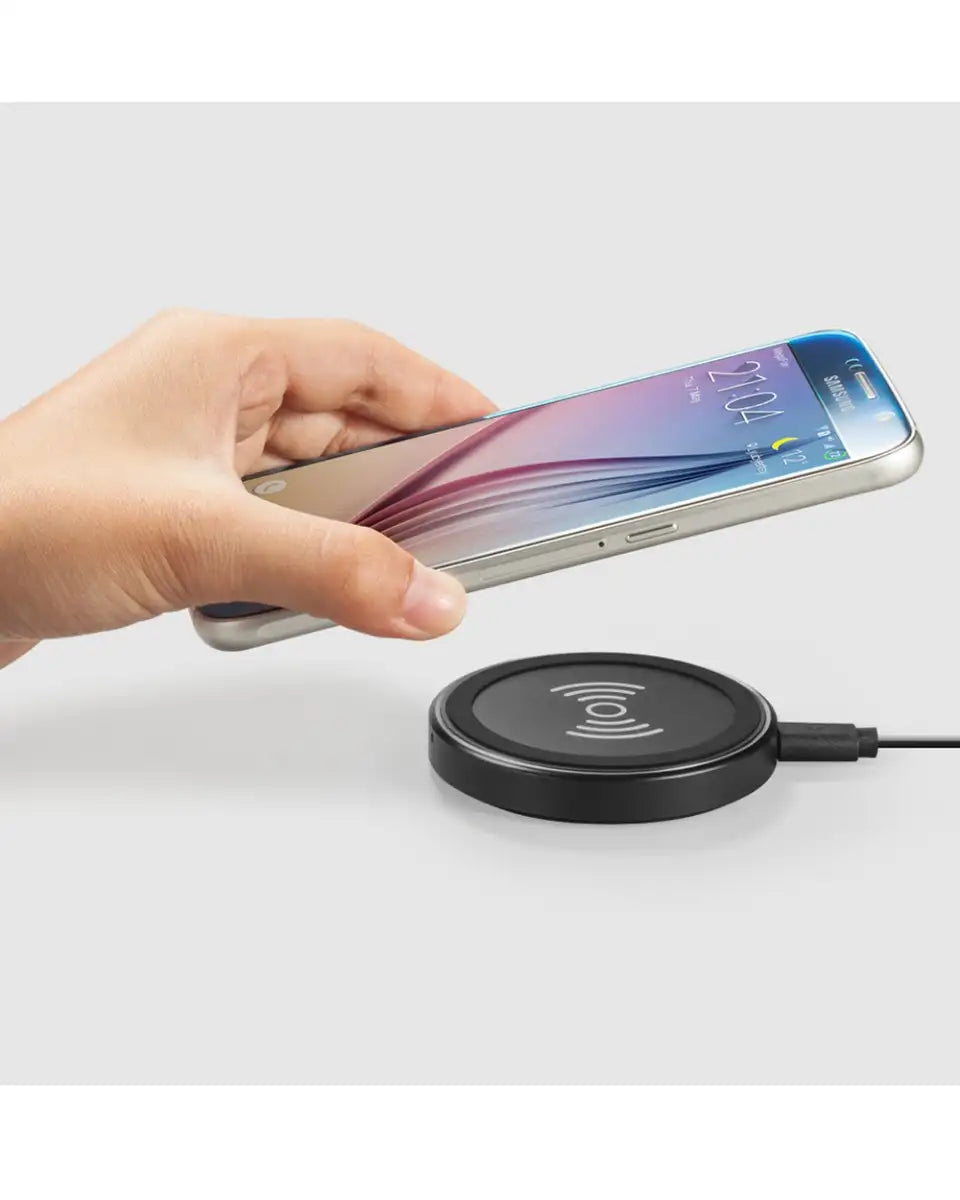 Anker PowerPort 1-Coil Qi Slim Wireless Charging Pad - شاحن لاسلكي للهواتف الذكية من انكر
