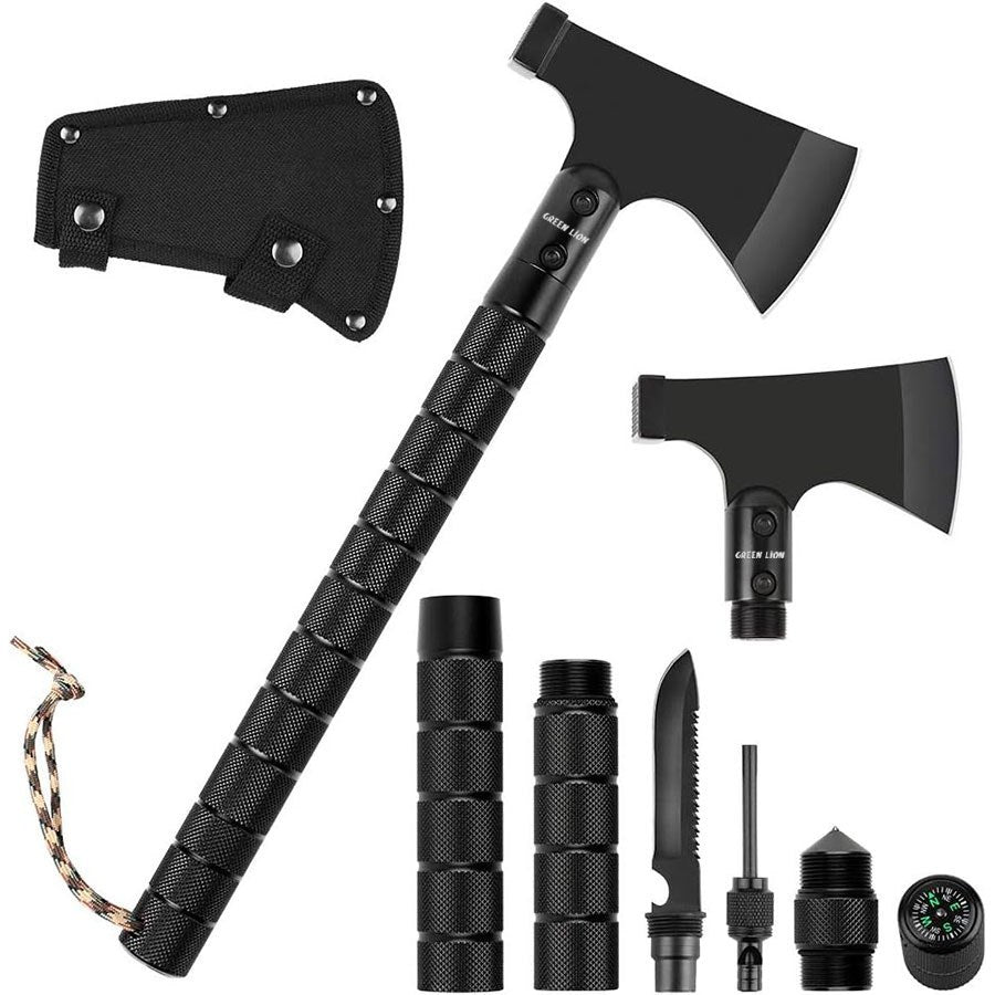 فأس متعدد الاستخدامات من جرين لايون - اسود | Green Lion Multi-Tool Axe - Black