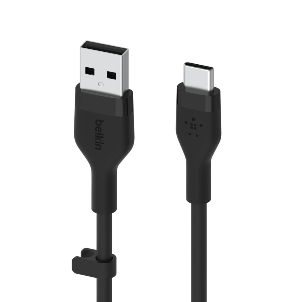 Belkin USB-A to USB-C Silicone Cable 1M - كيبل سيلكون يو اس بي أ اللا يو اس بي سي  بطول 1 متر