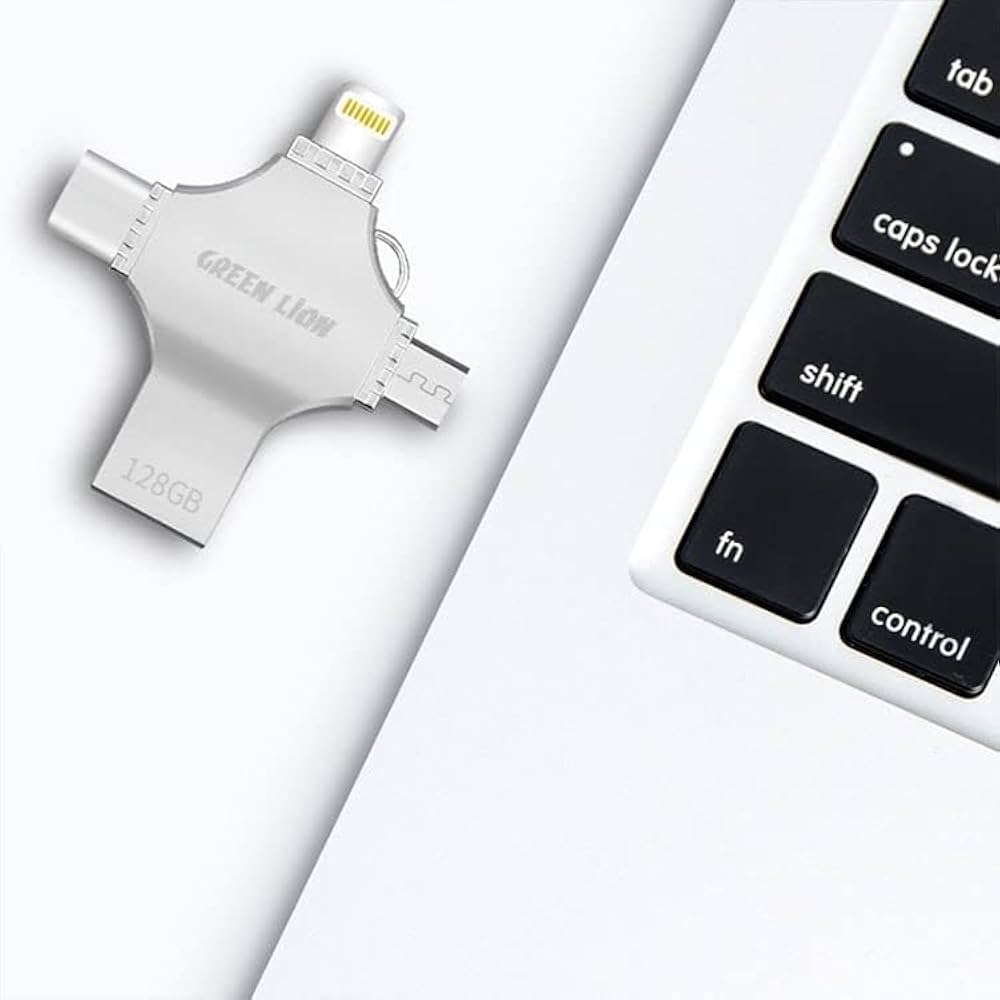 ذاكرة تخزين جرين لايون 4 في 1 | Green Lion 4-in-1 USB Flash Drive