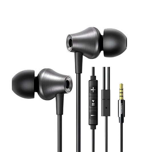سماعات UGREEN سلكية 3.5MM سوداء | UGREEN Earphones 3.5MM Plug Black