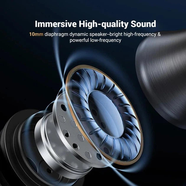 سماعات UGREEN سلكية 3.5MM سوداء | UGREEN Earphones 3.5MM Plug Black