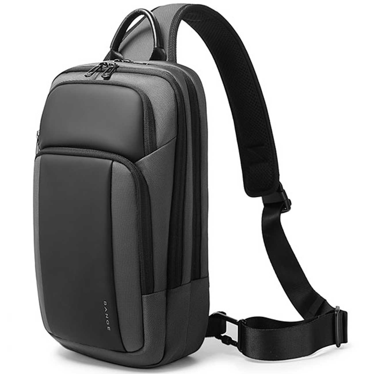 BANGE Wardon Light Anti-Theft Water-Resistant Sling Bag | حقيبة كتف مقاومة للماء ومضادة للسرقة من بانج, بسعة كبيرة وجيوب متعددة