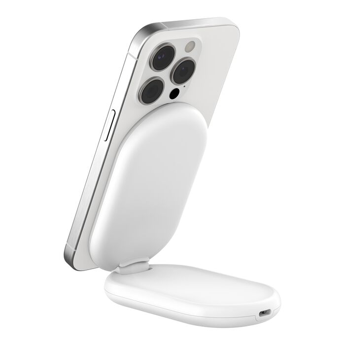 شاحن بيلكن اللاسلكي القابل للطي شحن سريع بقوة 15 واط  مع تقنيةQ2i -Belkin BoostCharge Magnetic Foldable Wireless Charger with Qi2 15W