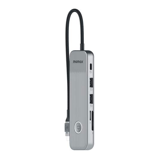 Momax ONELINK 8 in 1 Multi-Function USB-C Hub - موزع يو اس بي سي متعدد الوظائف موماكس 8 في 1