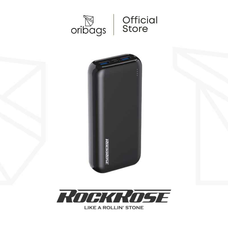 Rockrose 20000mAh 22.5W Max PD & QC 3.0 Power Bank - باور بانك بسعة 20000 ميلي أمبير بقدرة 22.5واط من روك روز