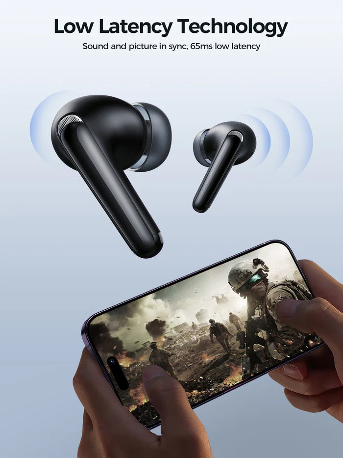 سماعات جويرووم JR-FB3 اللاسلكية, بلوتوث 5.3 ووقت تشغيل حتى 35 ساعة | JOYROOM Funpods Series JR-FB3 True Wireless Earphones – 35H Playtime