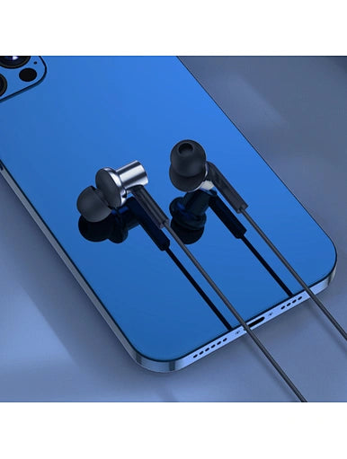 WiWU 3.5mm Audio Jack Stereo Earbuds Widely compatible 3.5mm Earphone with Microphone -  ويوو 3.5 ملم مقبس الصوت سماعات أذن استريو متوافقة على نطاق واسع 3.5 ملم سماعة مع ميكروفون