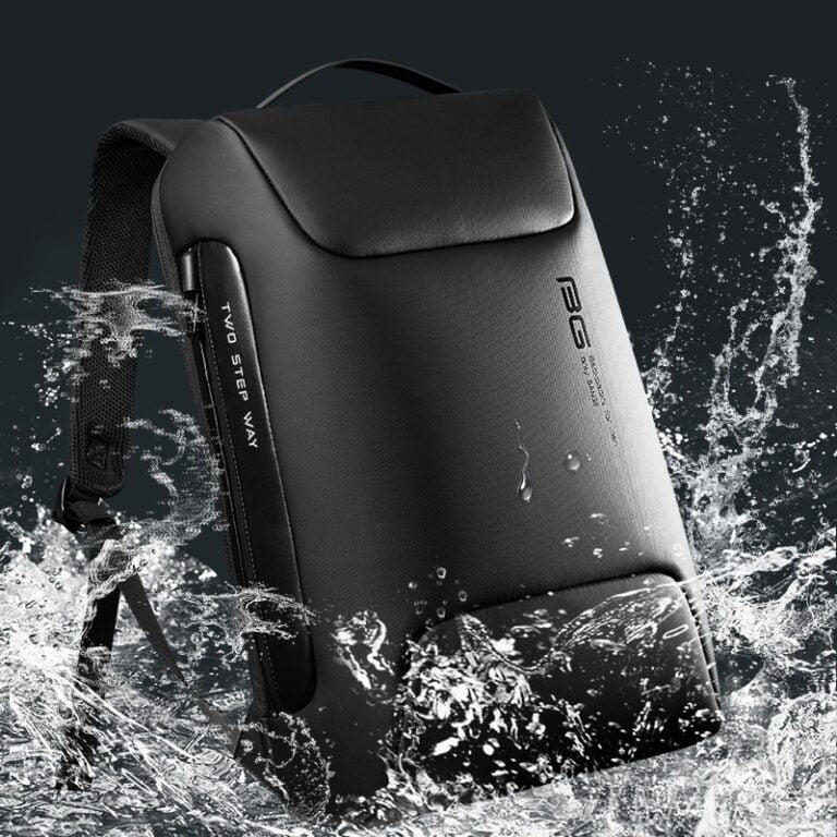 حقيبة لابتوب بانجي للاعمال والسفر 15.6 بوصة مع منفذ يو اس بي وشفرة TSA - اسود | BANGE Laptop Business Travel Backpack 15.6" with USB Charger & TSA Lock – Black