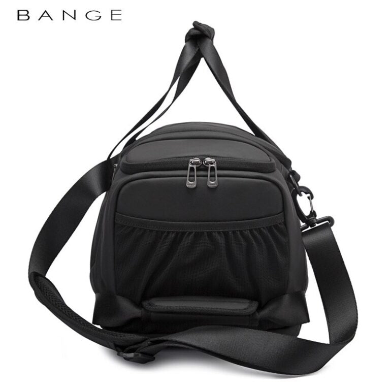 حقيبة بانجي ماكس للسفر والرياضة مقاومة للماء - اسود | BANGE Max Travel Bag – Black