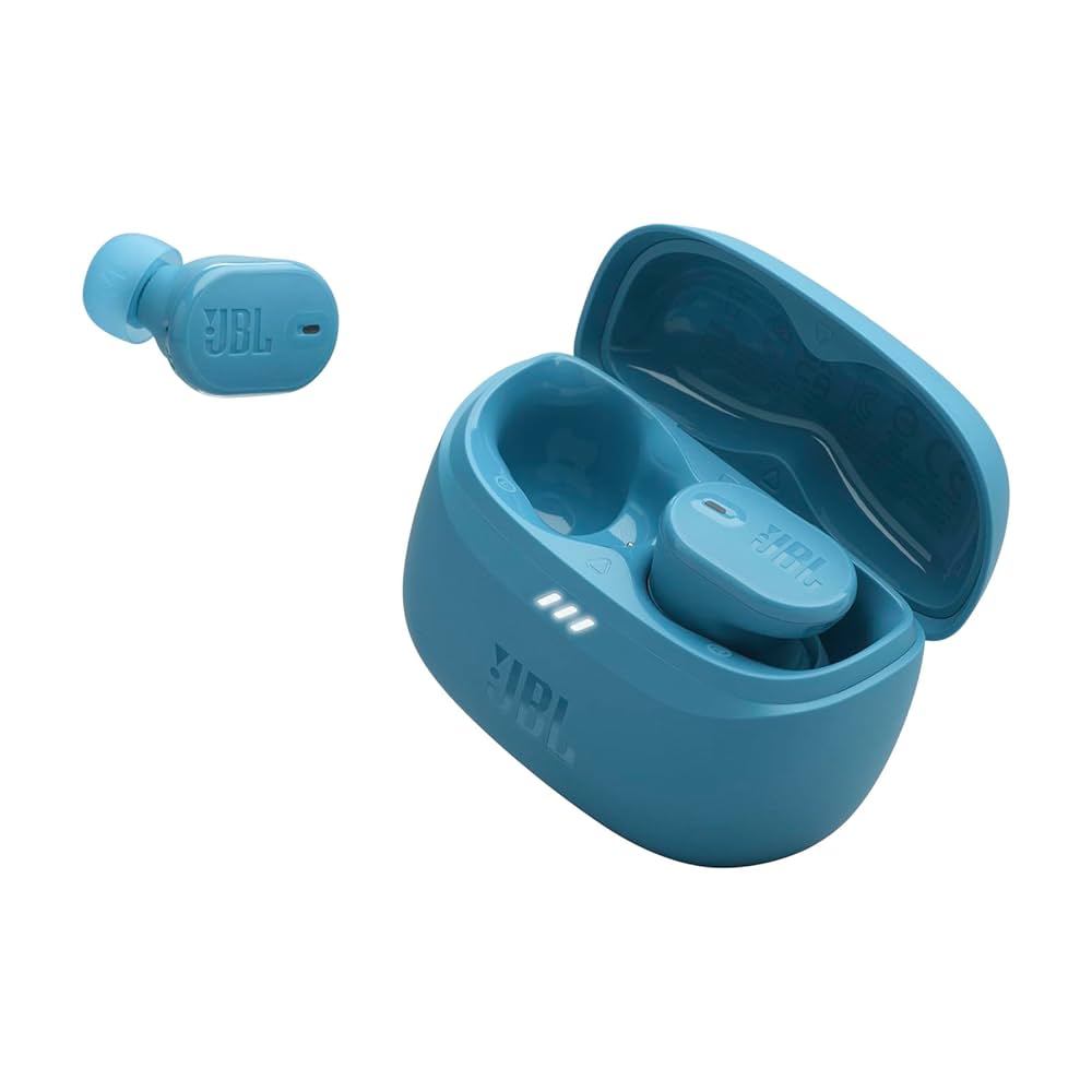 JBL Tune Buds 2 True Wireless In-Ear Earbuds with Mic, 48 Hrs Playtime | سماعة جي بي ال تون بدز 2 داخل الاذن لاسلكية مع مايكروفون, تشغيل حتى 48 ساعة