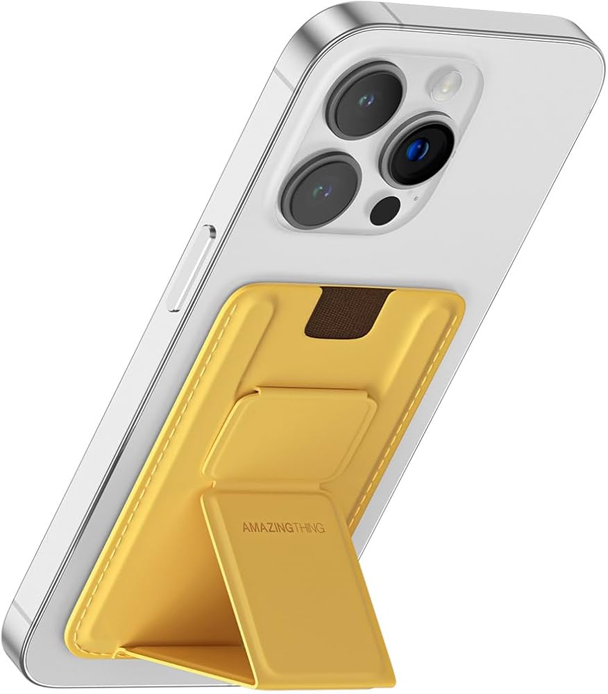 حافظة البطاقات المغناطيسية اميزنك ثنك سمووثي برو ماغ مع ستاند متعدد الزوايا | AMAZINGTHING Smoothie Pro Mag Magnetic Card Wallet Holder – Multi-Angle Stand