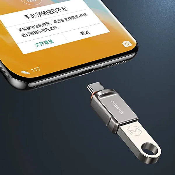 Mcdodo USB-A 3.0 to Type-C Fast Transmission OTG Adapter for Android Devices - محول او تي جي يو اس بي أ الى تايب سي من مكدودو