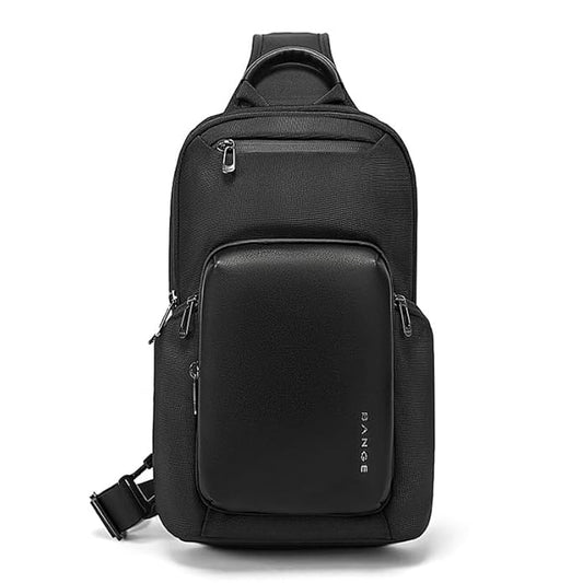 BANGE BG-7718 Men’s Waterproof Chest Sling Bag | حقيبة كتف رجالية من بانج, ضد الماء بسعة كبيرة