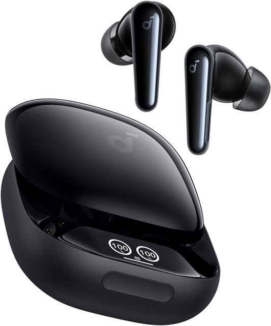 Anker Soundcore Liberty 4 Pro, Adaptive Noise Cancelling Wireless Earbuds, 40H Playtime | سماعة انكر ساوندكور ليبرتي 4 برو اللاسلكية, عزل ضوضاء ذكي, تشغيل حتى 40 ساعة