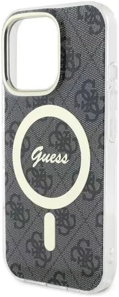 GUESS MagSafe IML Hard Case with 4G Design for iPhone 16 Pro | كفر GUESS بتصميم 4 جي ومتوافق مع ماج سيف لهاتف ايفون 16 برو