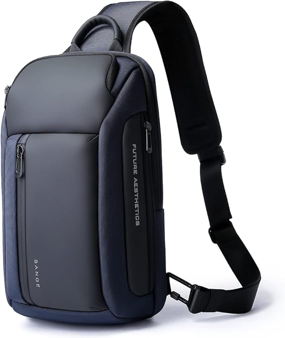 Bange Titan Sling Bag (11 inch iPad) Water-Resistant Crossbody Men's Bag | حقيبة كتف حول الجسم للرجال من بانج تايتان, مقاومة للماء, تتسع لجهاز ايباد 11 بوصة