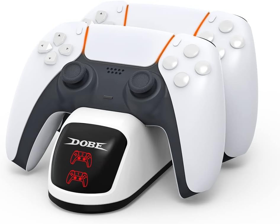 قاعدة شحن Dobe TP5-0515B - Charging Stand - For PS5 - White