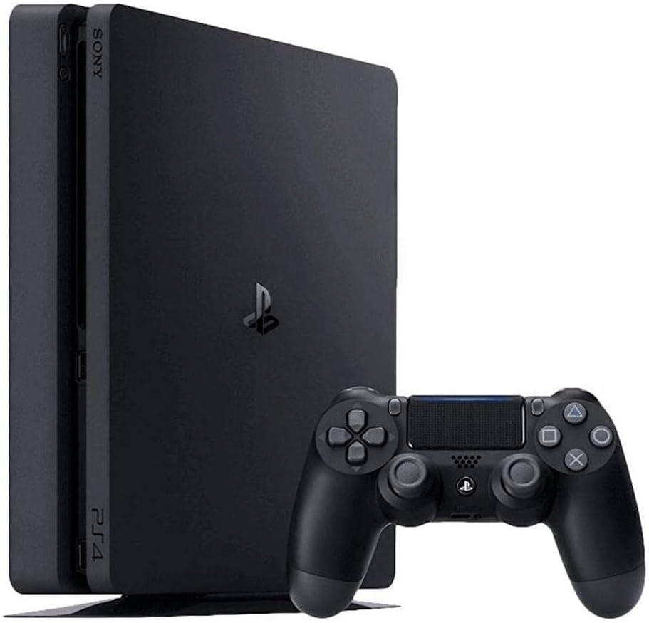 سوني بلايستيشن 4 سلم - 1 تيرابايت  نسخة آسيوية - أسود | Sony PlayStation 4 Slim - 1TB - Asian Edition - Black