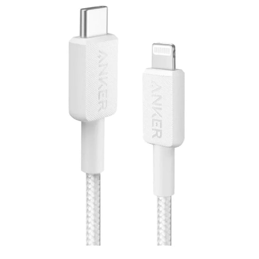 Anker 322 USB-C to Lightning Connector Braided Cable 6ft - كيبل مضفر يو اس بي سي الى لايتننع من أنكر