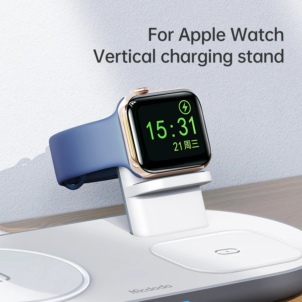 Mcdodo 3 in 1 Wireless Charger 15W - ماكدودو شاحن لاسلكي 3 في 1 15 واط