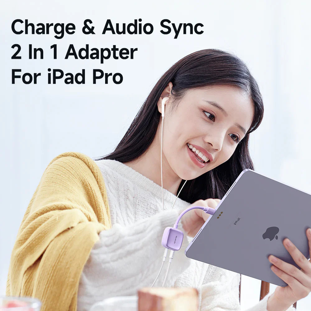 Mcdodo Lightning to Lightning and DC3.5 Digital Audio Cable - ماكدودو لايتنينج إلى لايتنينج وكابل الصوت الرقمي