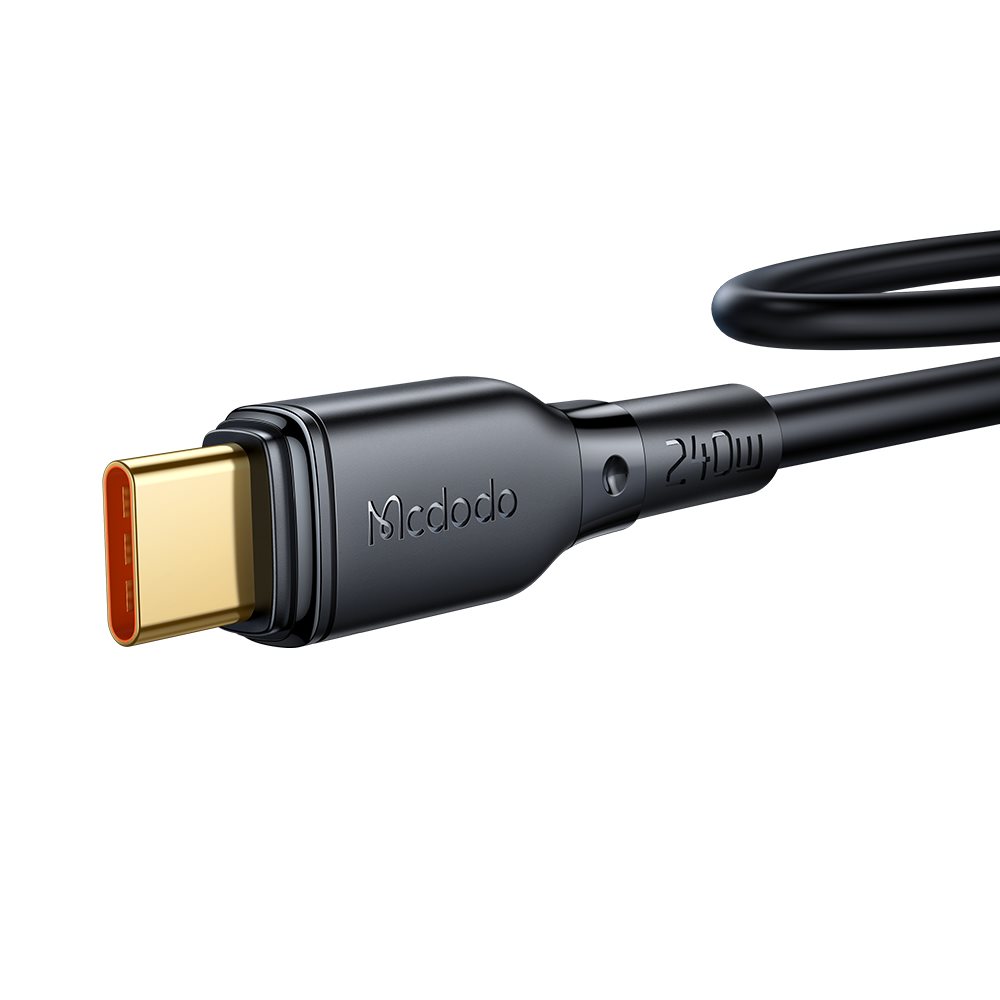 مكدودو تايب سي كيبل شحن ونقل بيانات سريع 240 وات بطول 2 متر -  Mcdodo Type-C 240W Fast Data and Charging Cable 2M