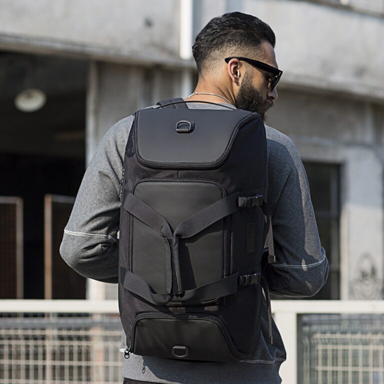 حقيبة بانجي BG-7088 متعددة الوظائف للسفر بسعة 36 لتر - اسود | BANGE BG-7088 Multi-function Large Capacity Men Travel Bag 36L – Black