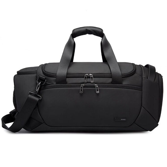 حقيبة بانجي ماكس للسفر والرياضة مقاومة للماء - اسود | BANGE Max Travel Bag – Black