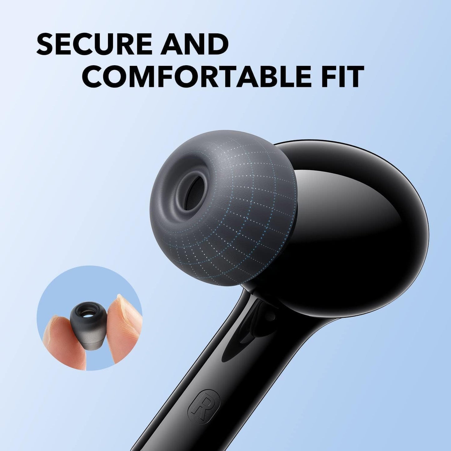 Soundcore by Anker Life P2i True Wireless Earbuds Bluetooth 5.2 - ساوند كور سماعات اذن لاسلكية لايف بي 2 اي من انكر بلوتوث  5.2