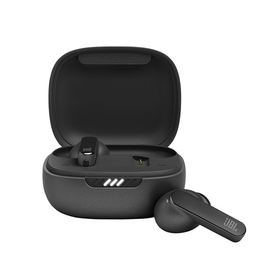 JBL Live Pro 2 True Wireless Noise Cancelling Earbuds, 40H Playtime | سماعة جي بي ال لايف برو 2 لاسلكية مع ميزة الغاء الضوضاء, تشغيل حتى 40 ساعة