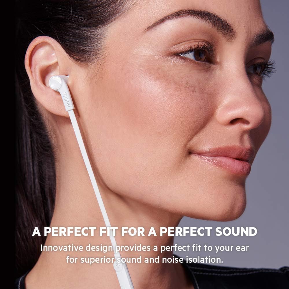 Belkin SoundForm Headphones Wired In-Ear Earphones With Microphone - سماعات ساوند فورم  أذن سلكية مع ميكروفون من بيلكن