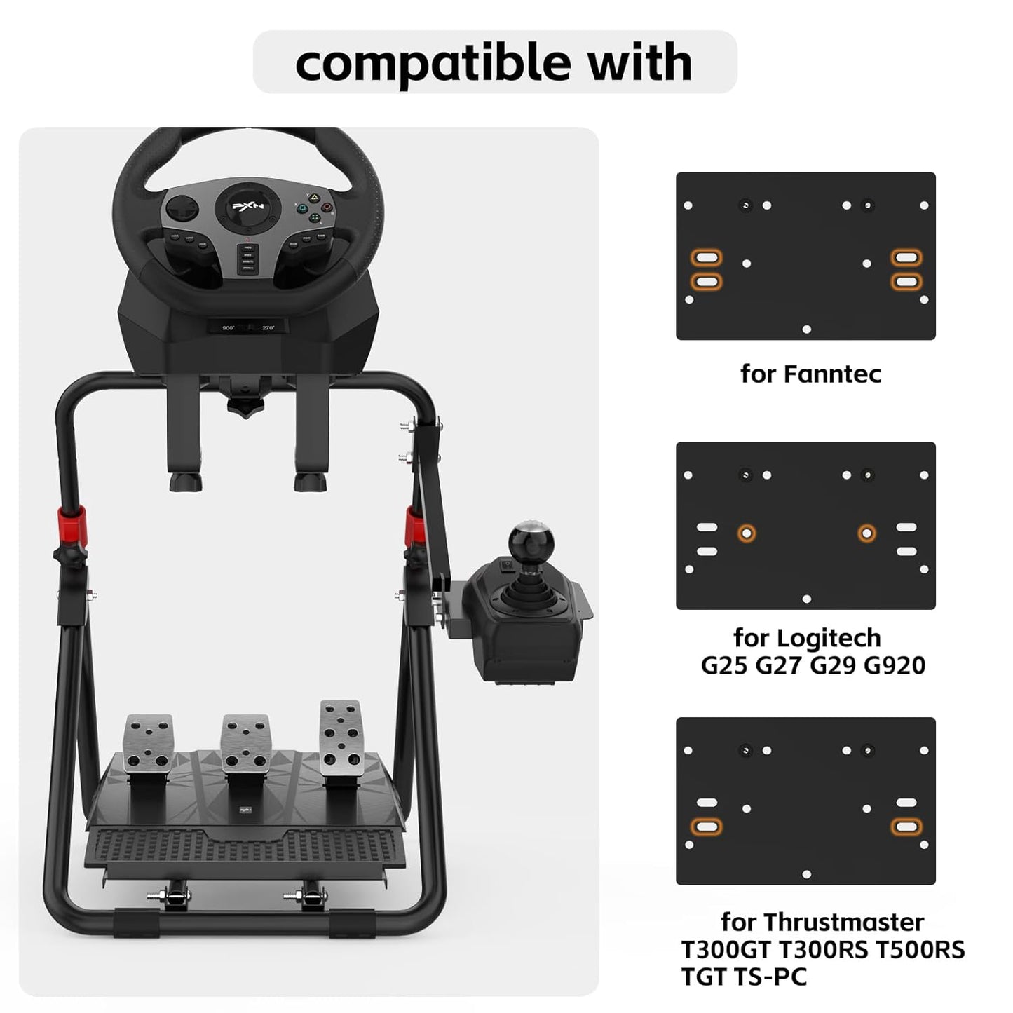 حامل عجلة قيادة قابل للتعديل - PXN-A9 Durable and Adjustable Steering Wheel Stand