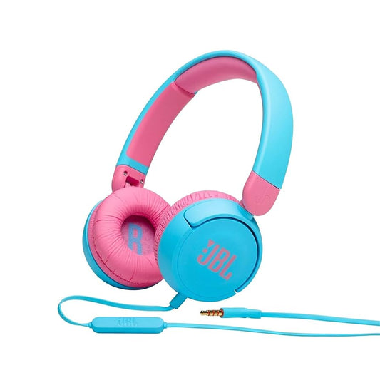 JBL JR310 Kids Wired On-Ear Headphones with Mic | سماعة جي بي ال JR310 للاطفال, سلكية على الاذن مع ميكروفون