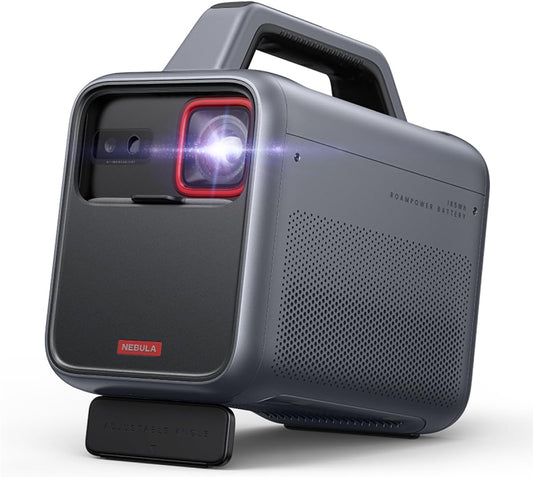 NEBULA Mars 3 Portable Projector Outdoor 1000 ANSI Lumens - جهاز عرض محمول نيبولا مارس 3 خارجي صورة مدعومة بالذكاء الاصطناعي