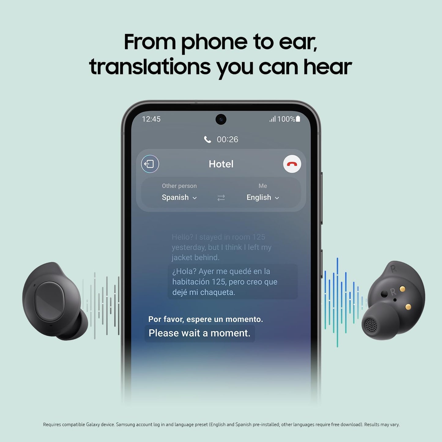 SAMSUNG Galaxy Buds FE True Wireless Bluetooth Earbuds - سماعات اذن سامسونج جالكسي بادز اف اي ترو اللاسلكية بتقنية البلوتوث مريحة وامنة في الاذن