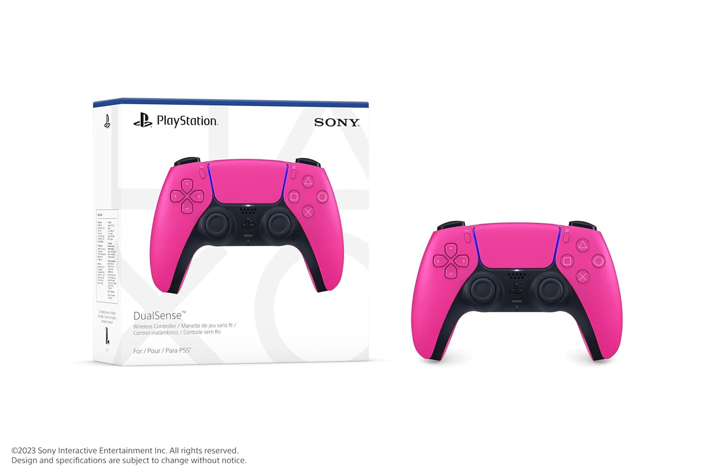 يد تحكم لاسلكية PS5 - Joystick DualSense Wireless Controller - Pink