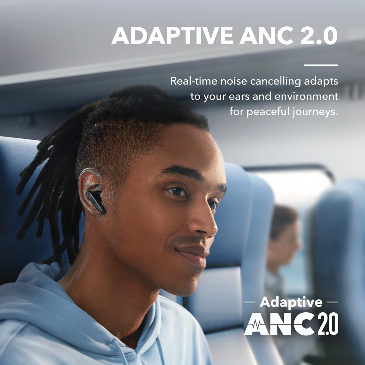 Soundcore by Anker Liberty 4 NC Wireless Earbuds 98.5% Noise Reduction - ساوند كور سماعات اذن لاسلكية ليبرتي 4 ان سي من انكر تقليل الضوضاء بنسبة