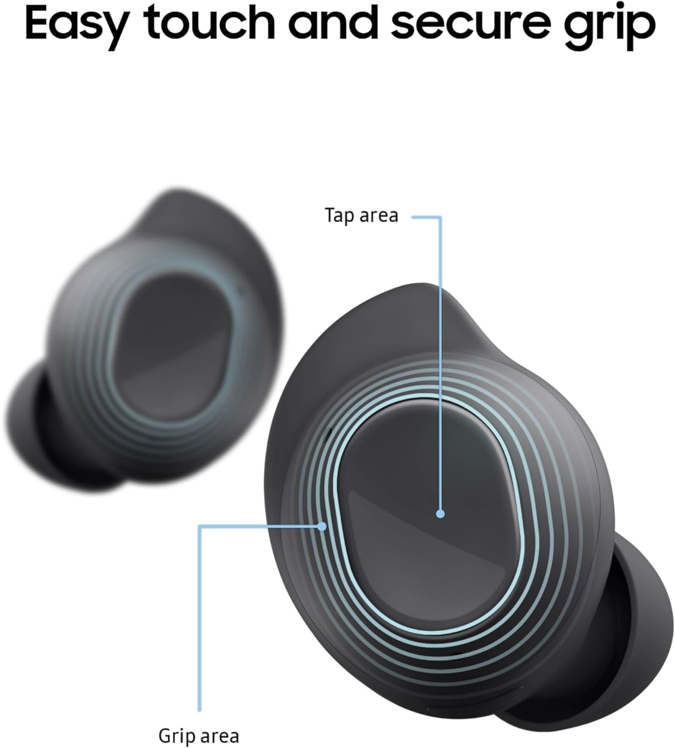 SAMSUNG Galaxy Buds FE True Wireless Bluetooth Earbuds - سماعات اذن سامسونج جالكسي بادز اف اي ترو اللاسلكية بتقنية البلوتوث مريحة وامنة في الاذن