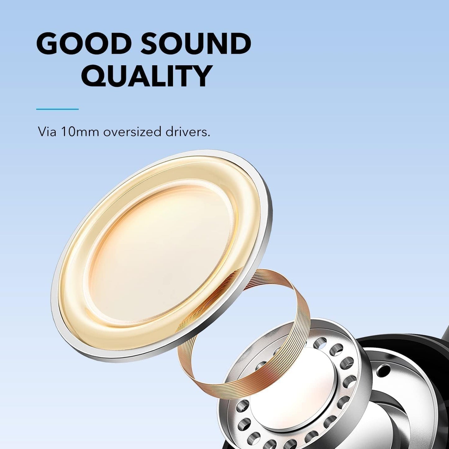 Soundcore by Anker Life P2i True Wireless Earbuds Bluetooth 5.2 - ساوند كور سماعات اذن لاسلكية لايف بي 2 اي من انكر بلوتوث  5.2