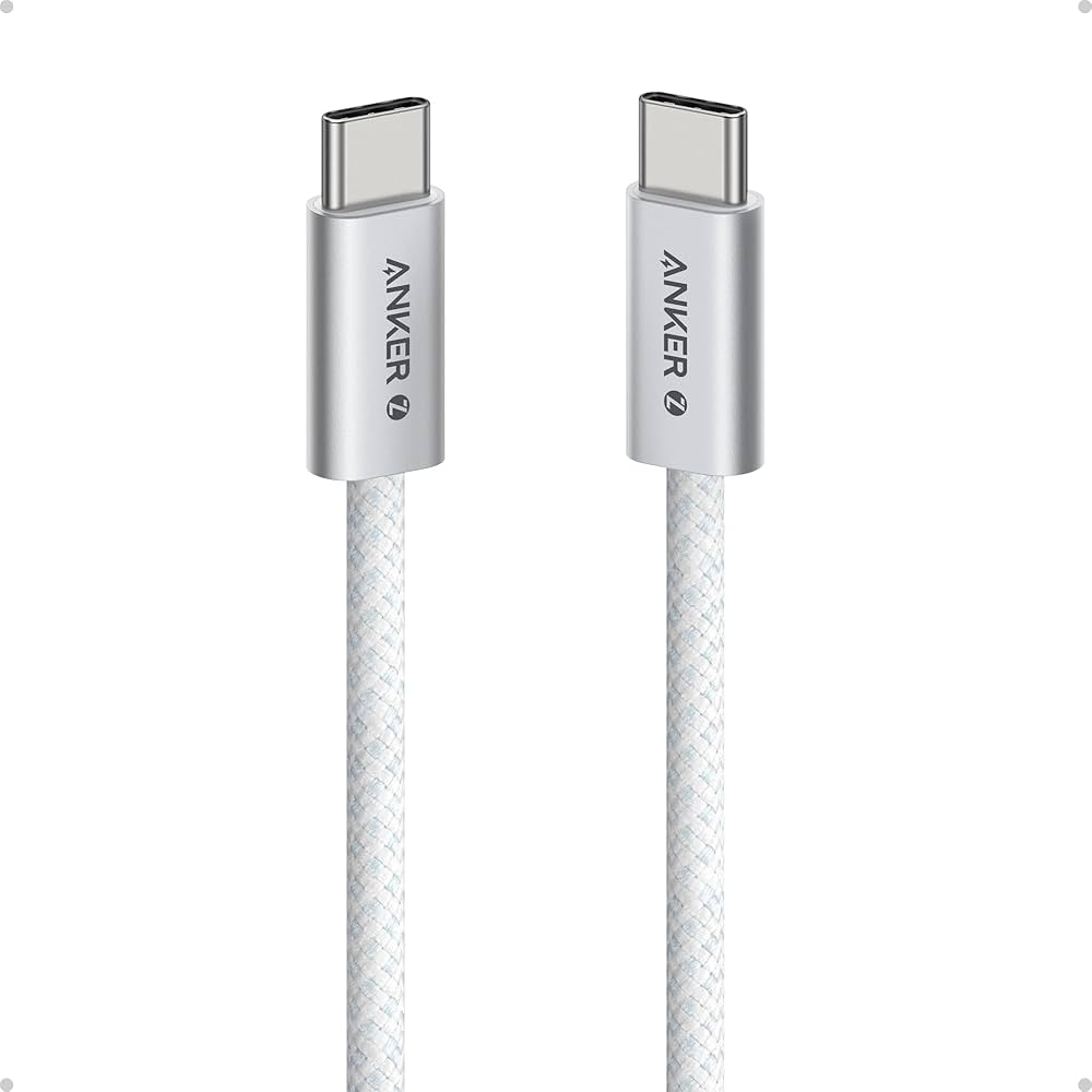 Anker USB-C to USB-C Fast Charger Cable – 240W, 1.8m - كابل أنكر تايب سي سريع 240 واط – بطول 1.8 متر