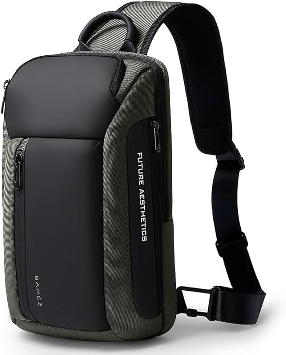 Bange Titan Sling Bag (11 inch iPad) Water-Resistant Crossbody Men's Bag | حقيبة كتف حول الجسم للرجال من بانج تايتان, مقاومة للماء, تتسع لجهاز ايباد 11 بوصة
