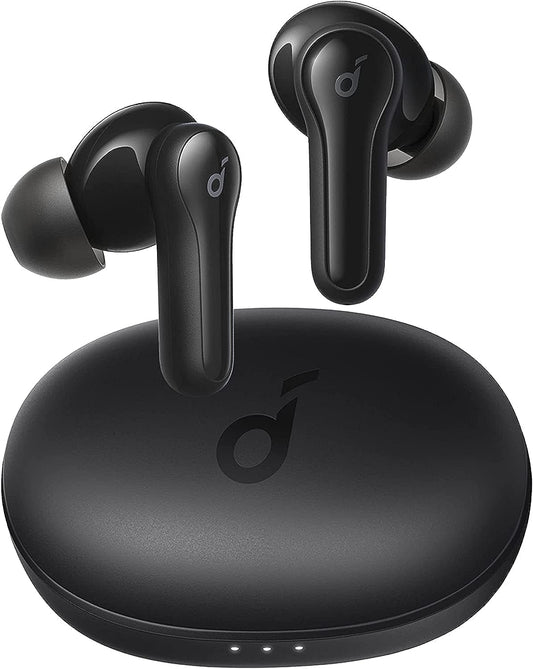 Anker Soundcore Life Note E True Wireless Earbuds with Big Bass and 3 EQ Modes - سماعات أذن انكر ساوند كور لايف نوت اي اللاسلكية باللون الأسود