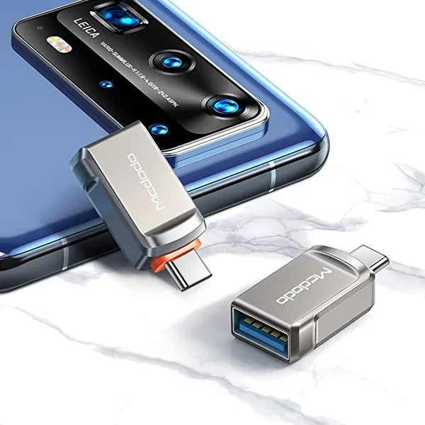 Mcdodo USB-A 3.0 to Type-C Fast Transmission OTG Adapter for Android Devices - محول او تي جي يو اس بي أ الى تايب سي من مكدودو