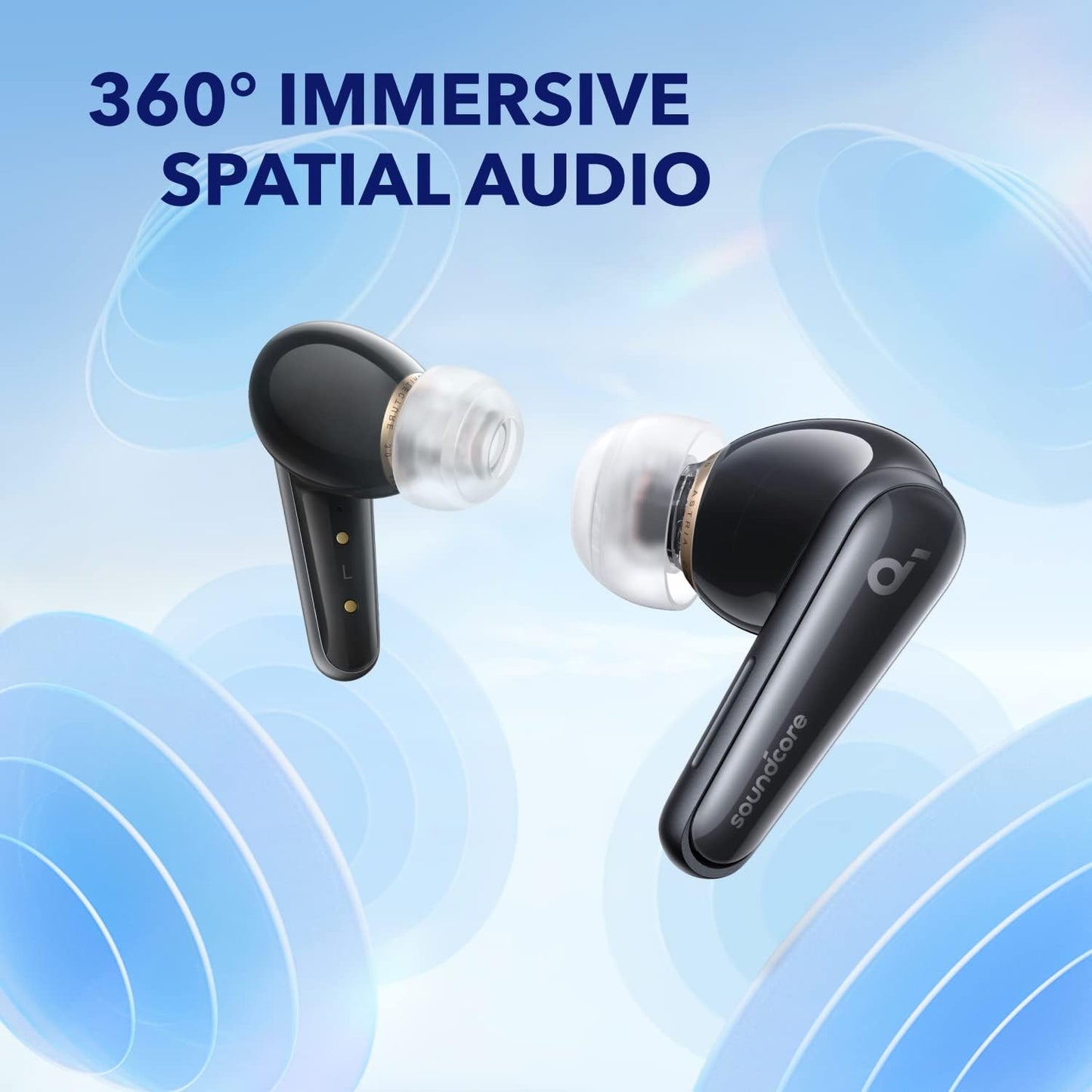 ساوند كور سماعات اذن ليبرتي 4 من انكر بخاصية الغاء الضوضاء - Soundcore by Anker Liberty 4 Noise Cancelling Earbuds True Wireless Earbuds with ACAA 3.0