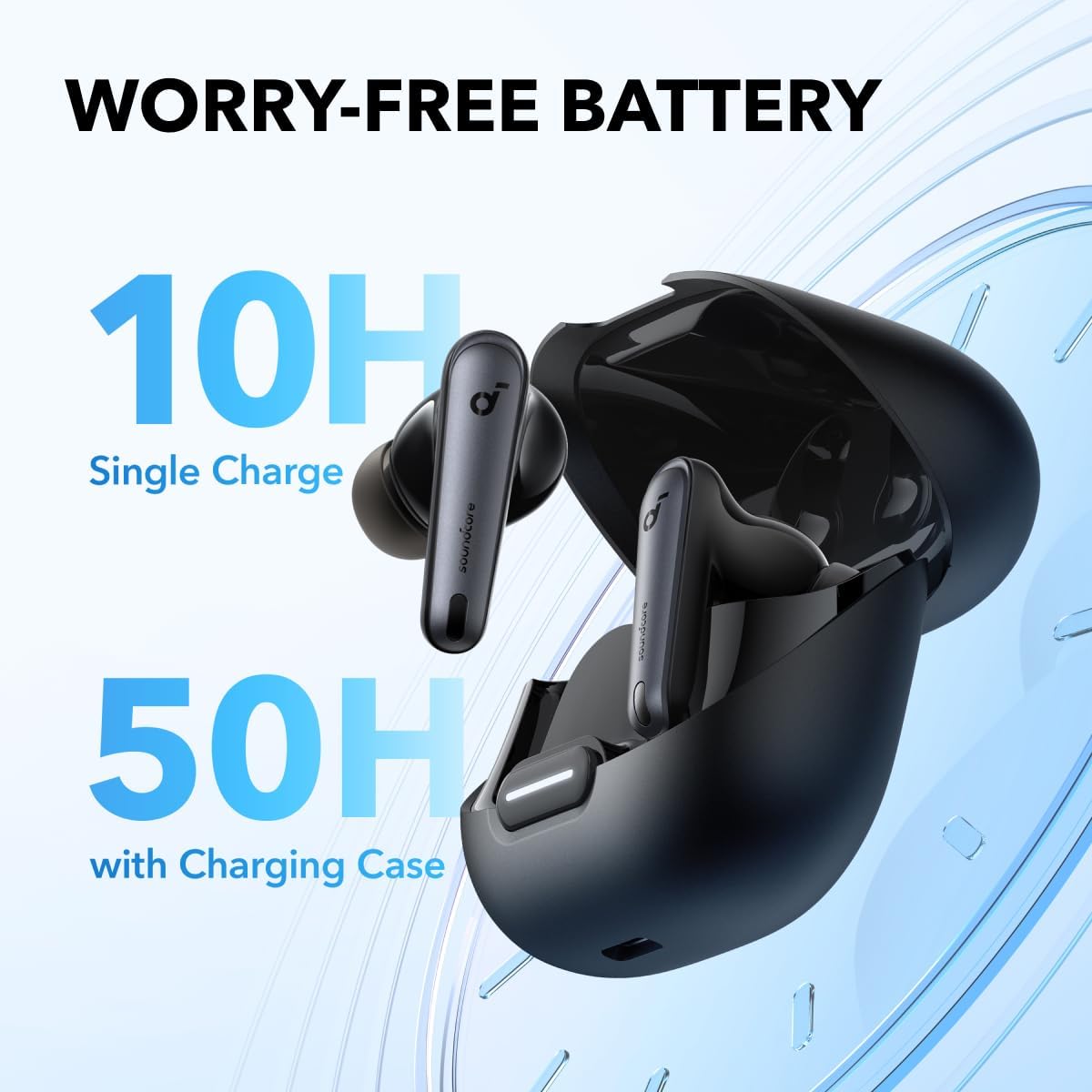 Soundcore by Anker Liberty 4 NC Wireless Earbuds 98.5% Noise Reduction - ساوند كور سماعات اذن لاسلكية ليبرتي 4 ان سي من انكر تقليل الضوضاء بنسبة