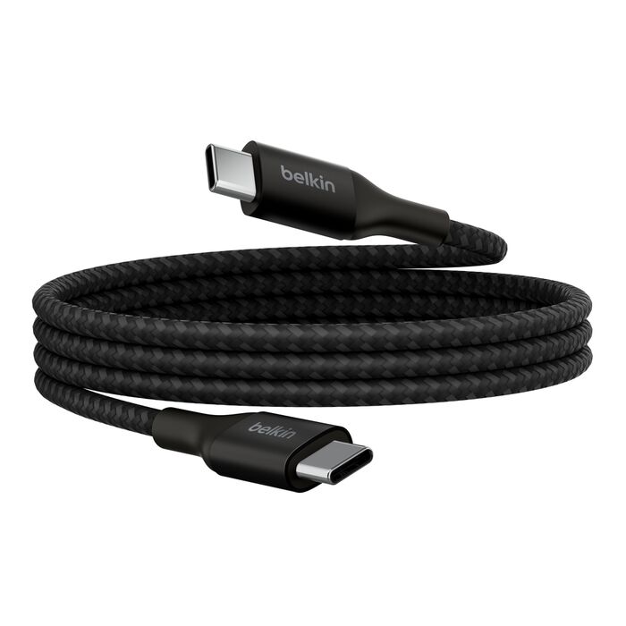 Belkin BoostCharge USB-C to USB-C Cable 240W - كيبل سريع الشحن تايب سي بقدرة 240واط