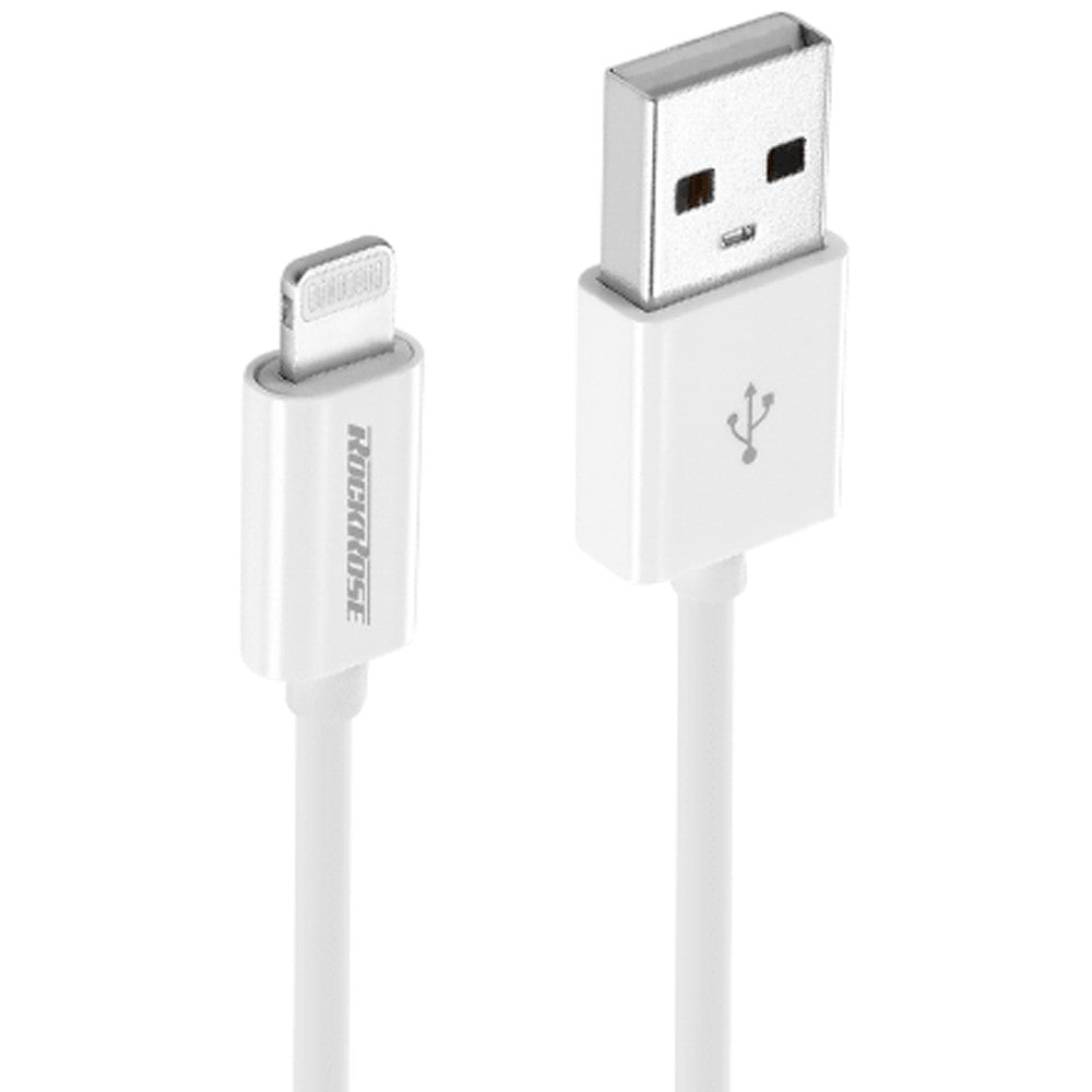 روك روز زيتا كابل للشحن و المزامنة بطول 1 متر  2.4 أمبير - RockRose Zeta 1M 2.4A Charge & Sync Cable
