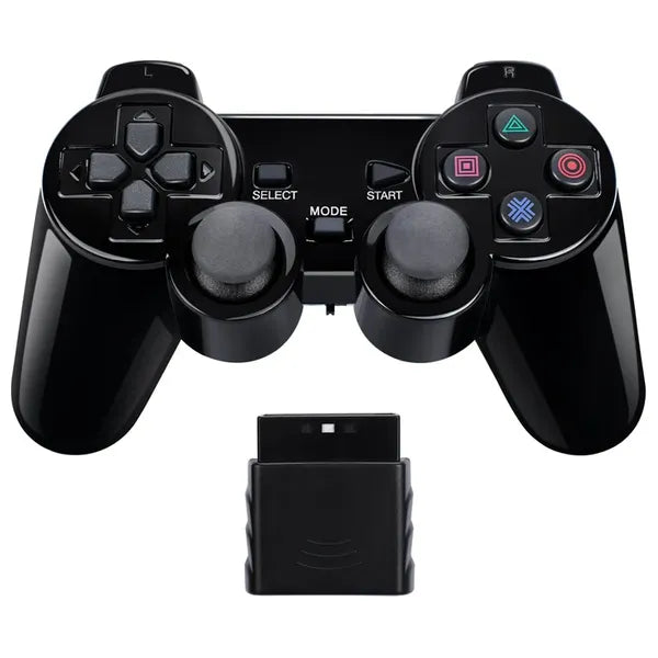 PlayX PS2 Wireless Controller Black | يد تحكم لاسلكي بلاي ستيشن 2 أسود